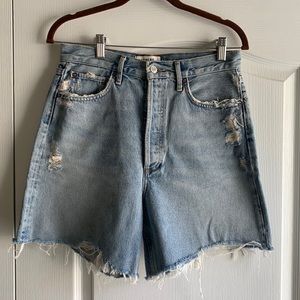 Agolde denim shorts, style Stella, light wash, size 27